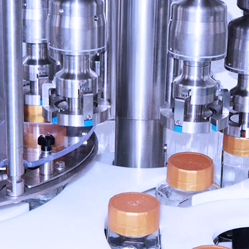 Capping machine — screw cap and snap-on cap, ROPP cap - capping system for packaging lines
