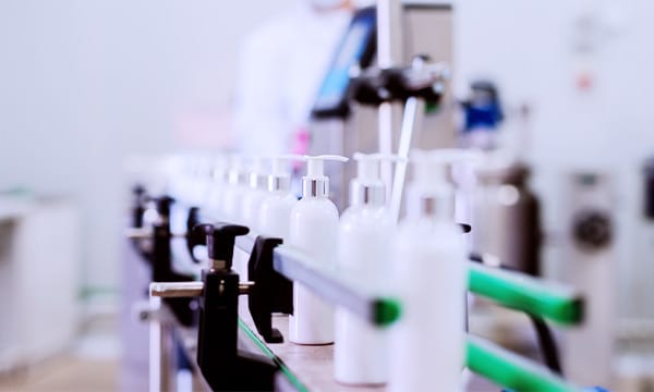 Cosmetics packaging line — precision filling by NVPS